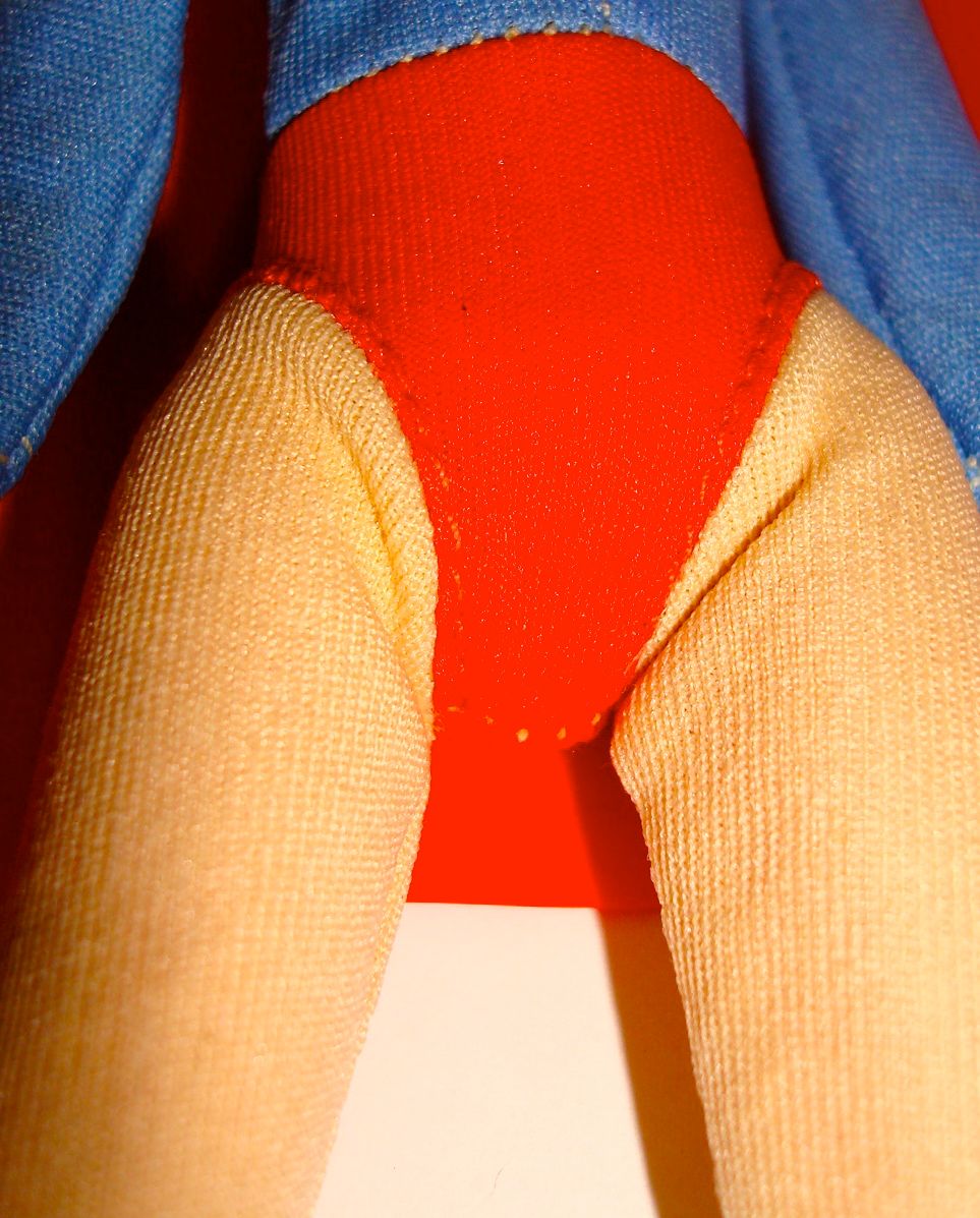 Ledy bodysuit, SuperNiña, four pieces sewn together, two legs, one shorts pair, one top