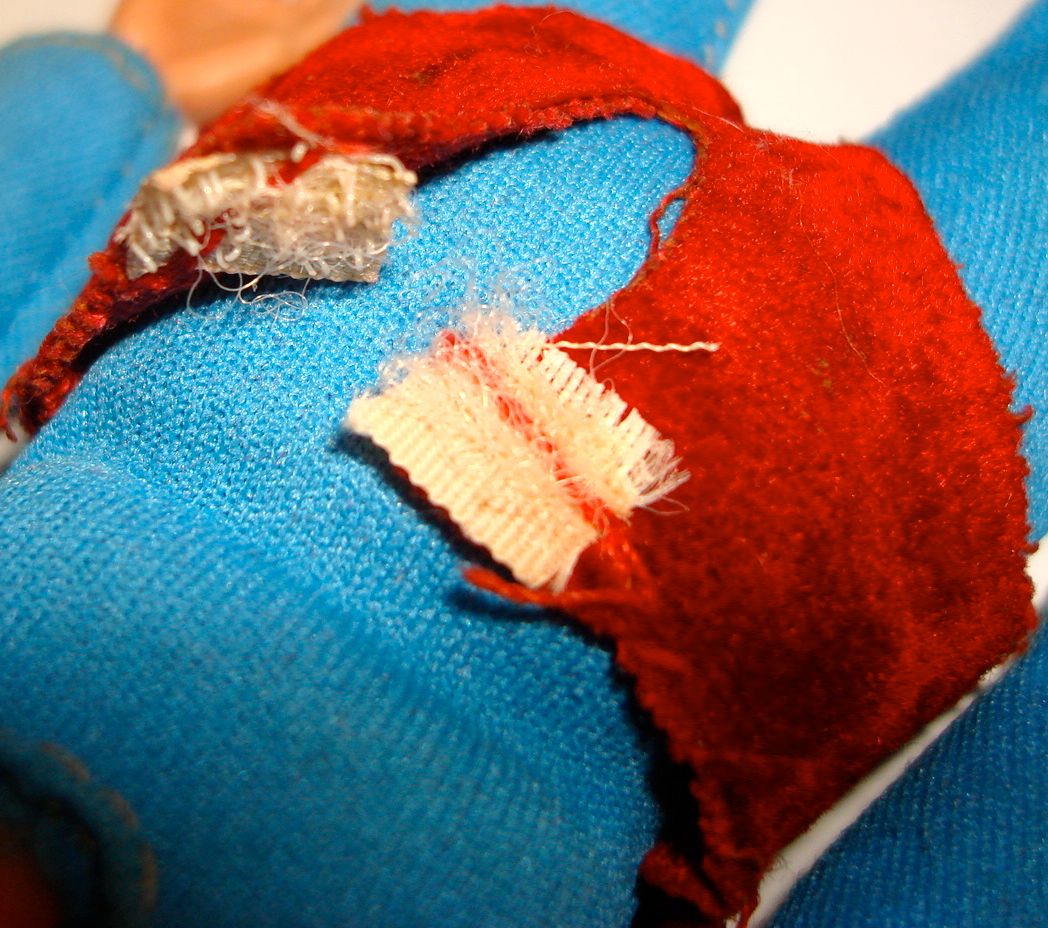 Ledy shorts, Type 2 or Type 3, back velcro view