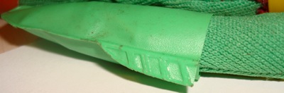 Glove, Robin's Fringes, unable to separate, raised ridges on flat BatFlap